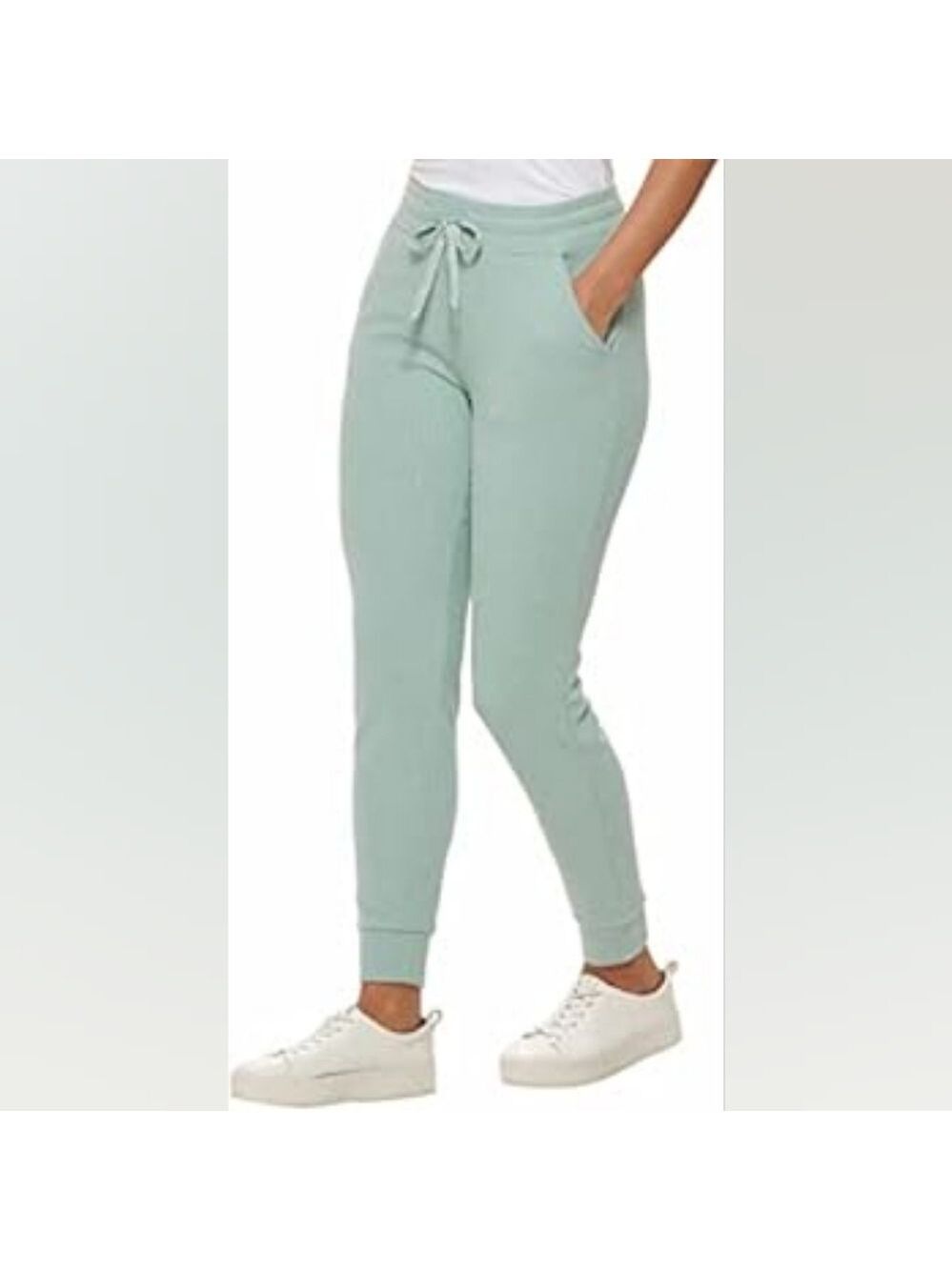 Marc New York ribbed joggers light green XS